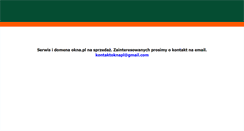 Desktop Screenshot of okna.pl